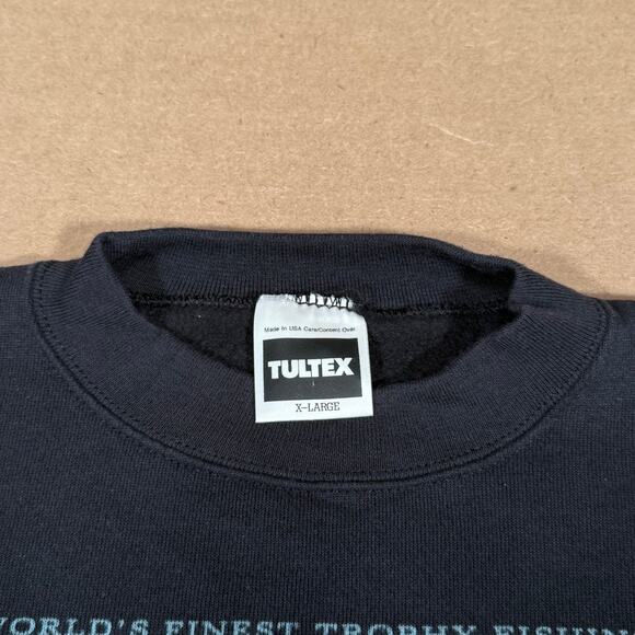 Vintage Eaglesnest Retreat Eagle Wildlife Graphic Sweatshirt Tultex XL USA - Picture 7 of 8